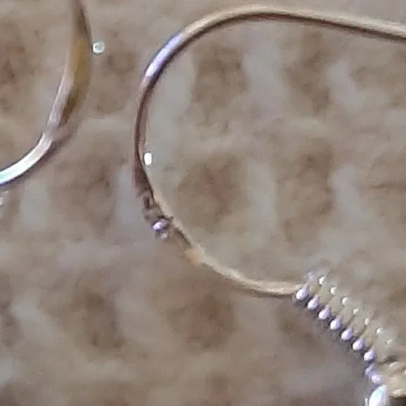 Kyanite and Moonstone Drop Earrings - Picture 3 of 3